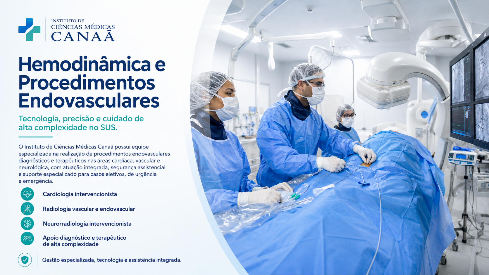 Gestão de Serviços de Hemodinâmica e Procedimentos Endovasculares