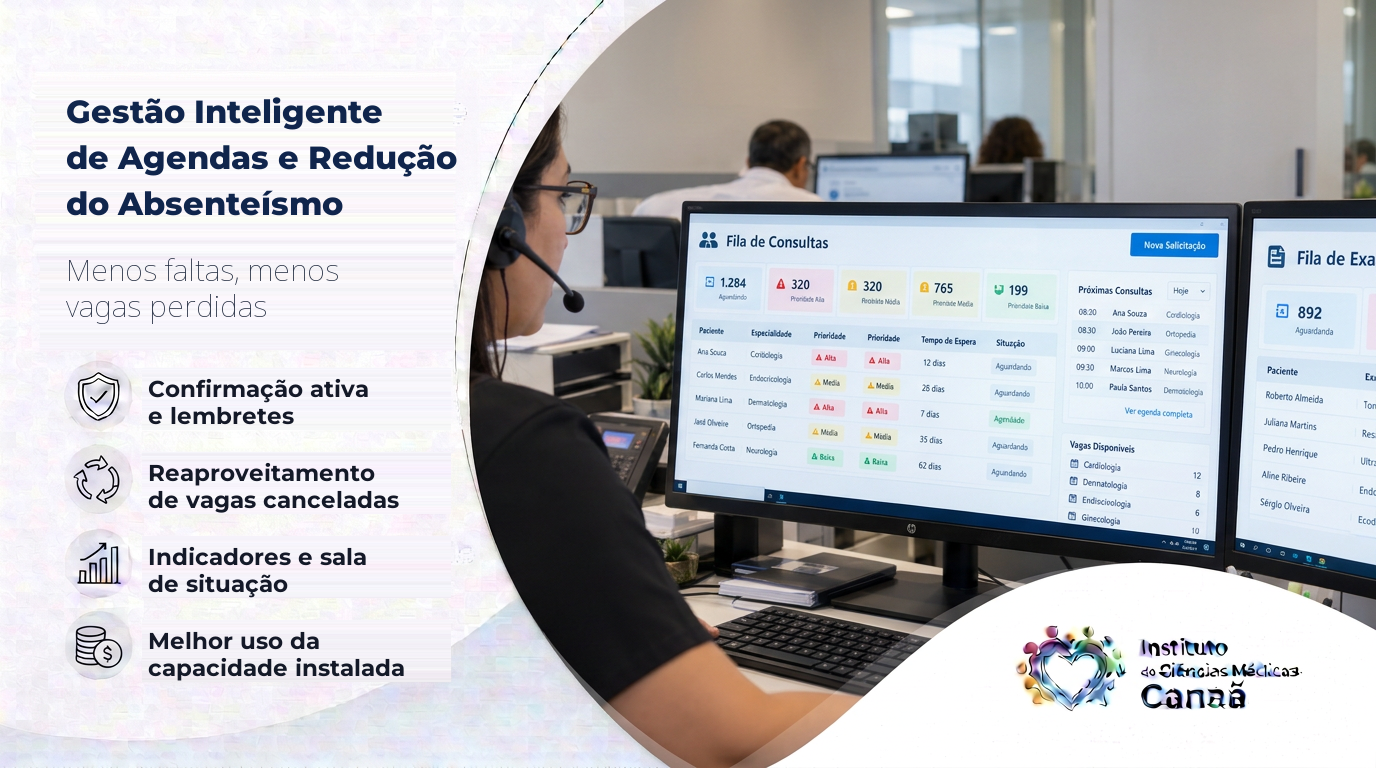 Gestão Inteligente de Agendas e Redução do Absenteísmo