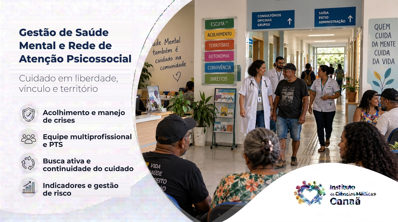 Gestão de Saúde Mental e Rede de Atenção Psicossocial – RAPS