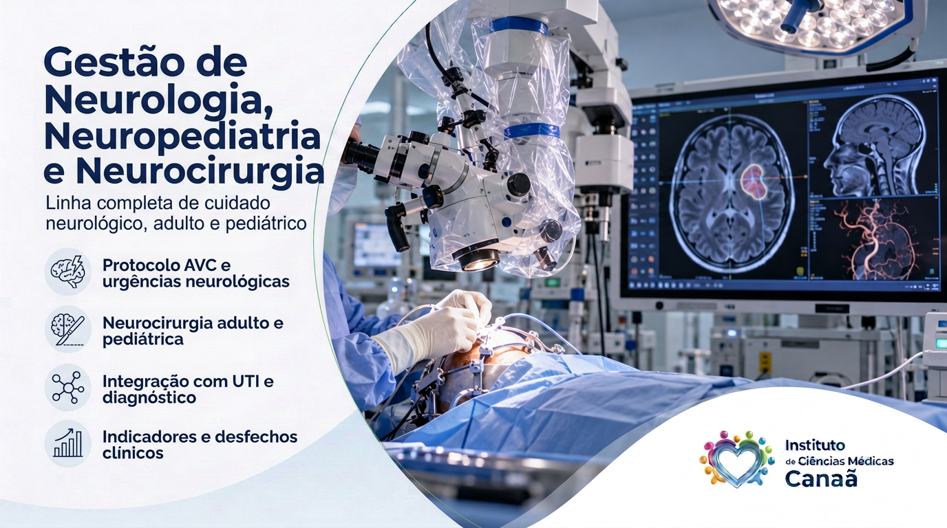 Gestão de Neurologia, Neuropediatria e Neurocirurgia