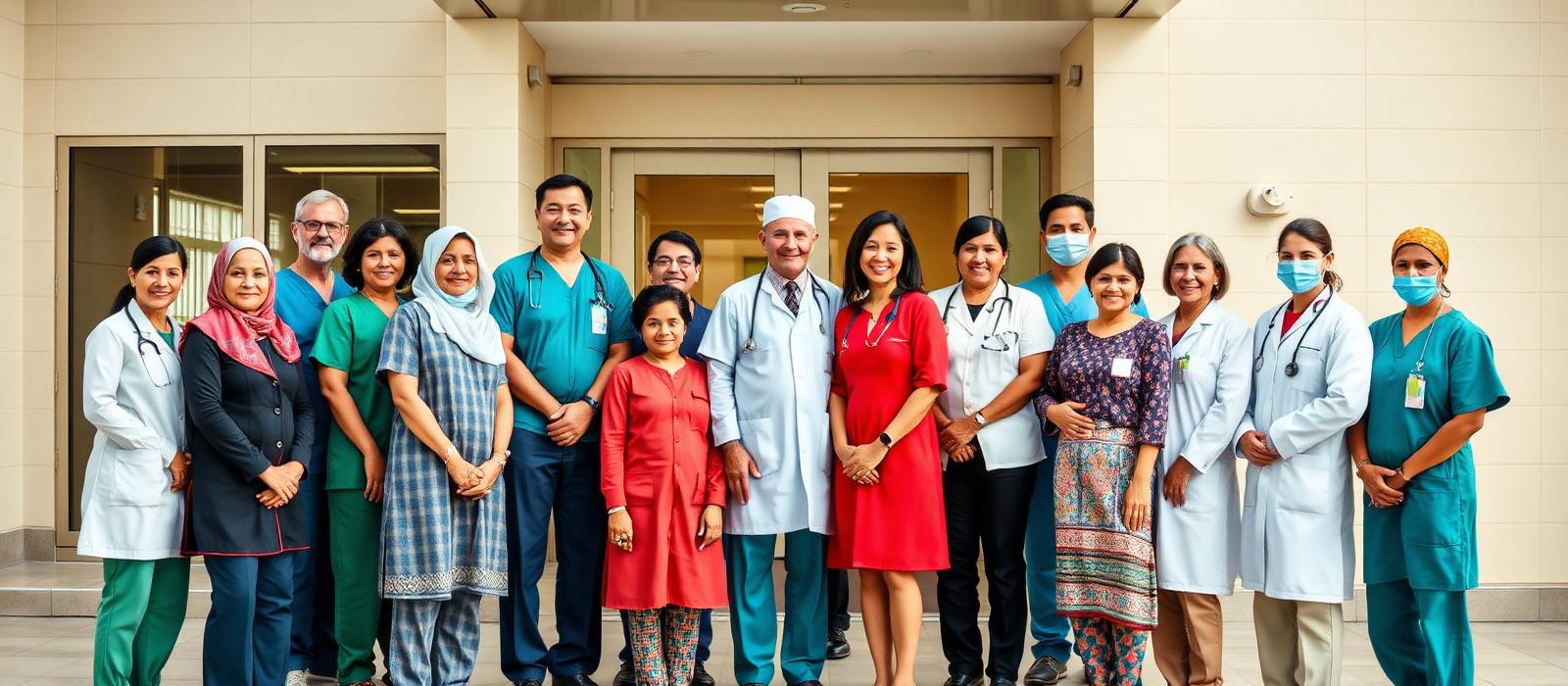Equipe do ICM Canaã com pacientes e colaboradores