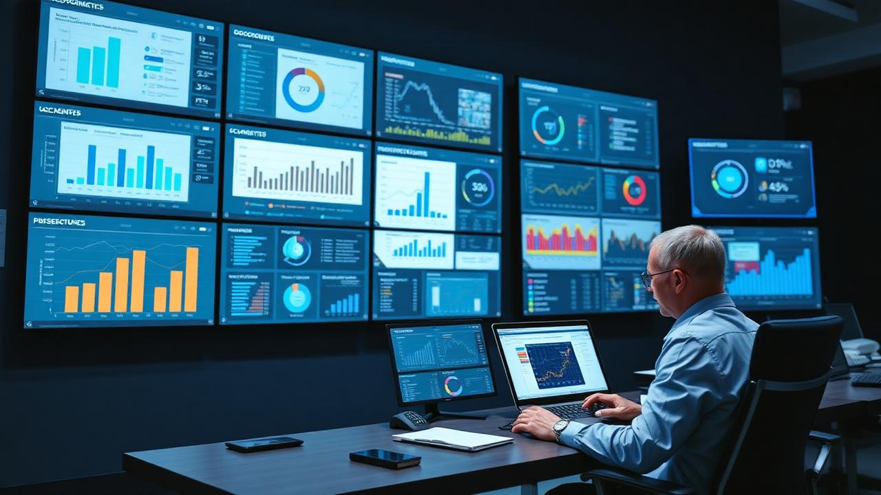 Painel digital de indicadores hospitalares em centro de gestão e monitoramento de dados